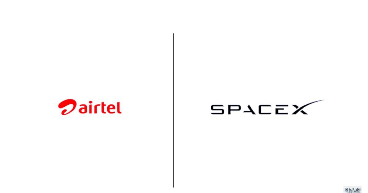 Logo d’Airtel Africa et illustration de la connectivité Starlink Mobile, démontrant l’accès aux services mobiles et Internet par satellite au Kenya.
