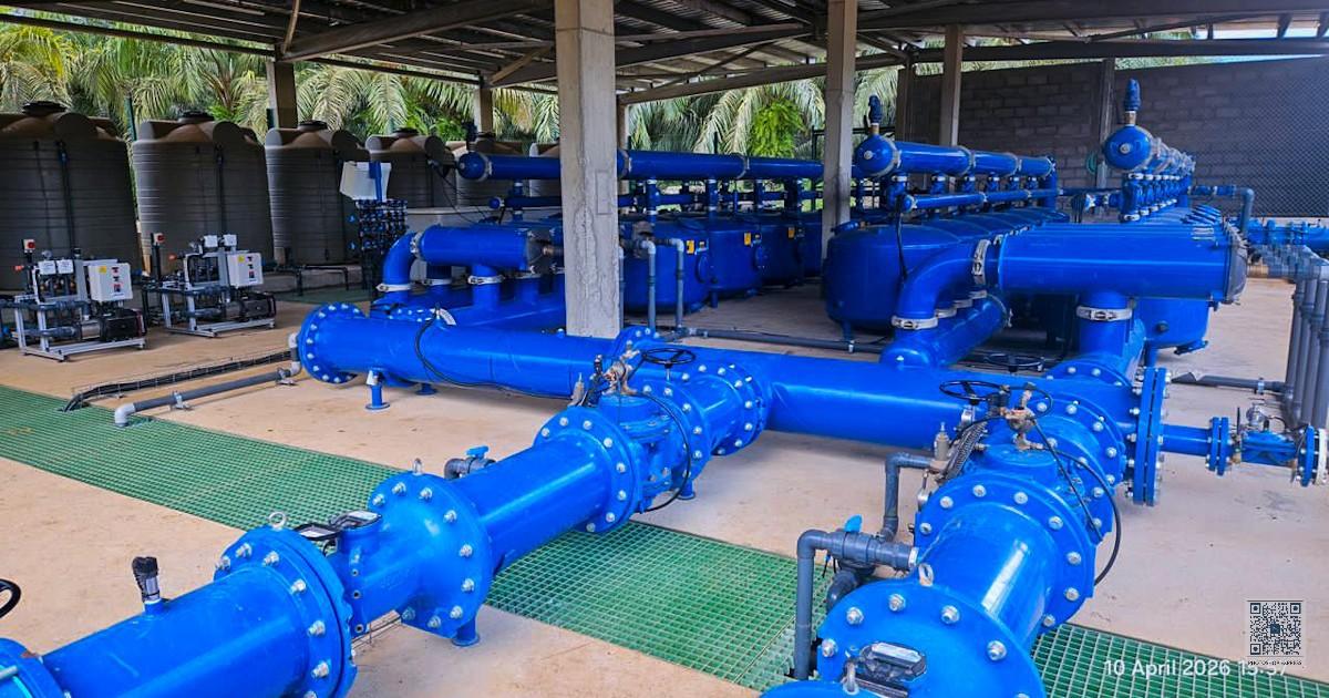 À Mouila, Olam Palm Gabon déploie un système d’irrigation de précision à grande échelle