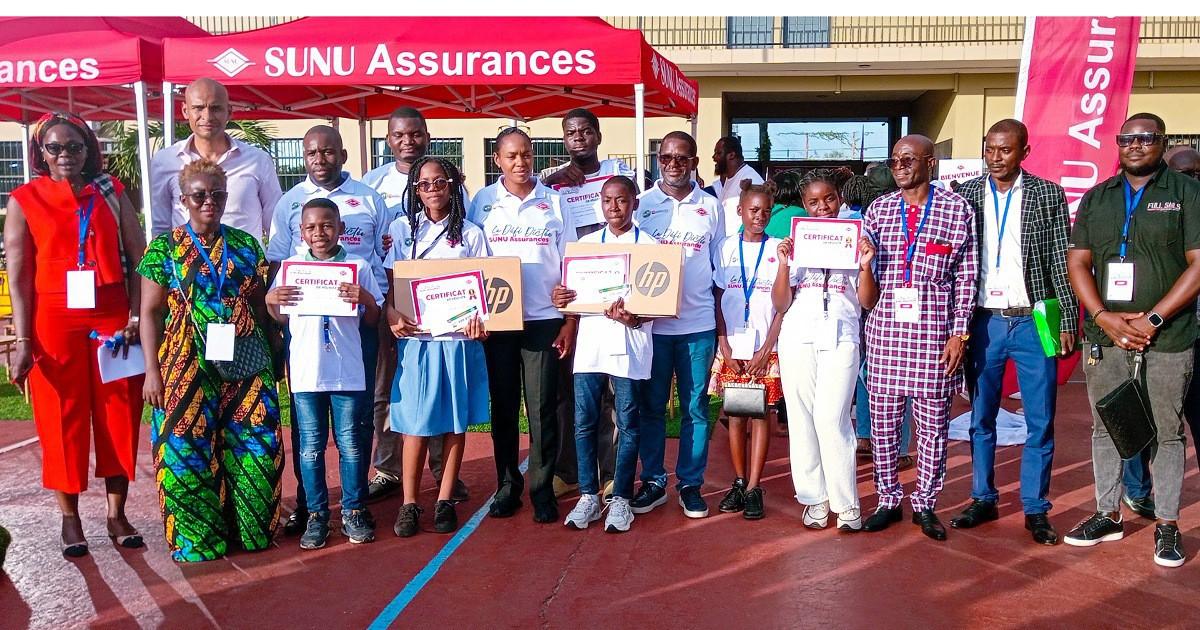 Éducation : SUNU Assurances Gabon récompense les meilleurs élèves au Défi Dictée 2026