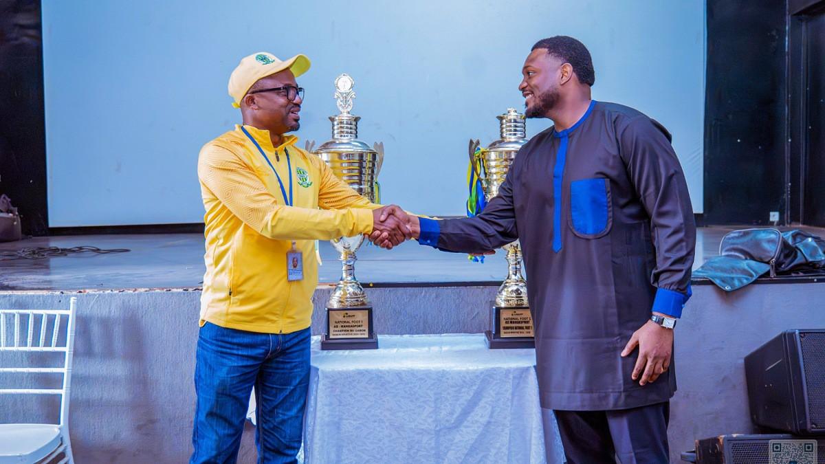 Aunel Loumba, nouveau président de l'AS Mangasport succédant à Renaut Mbindjou.