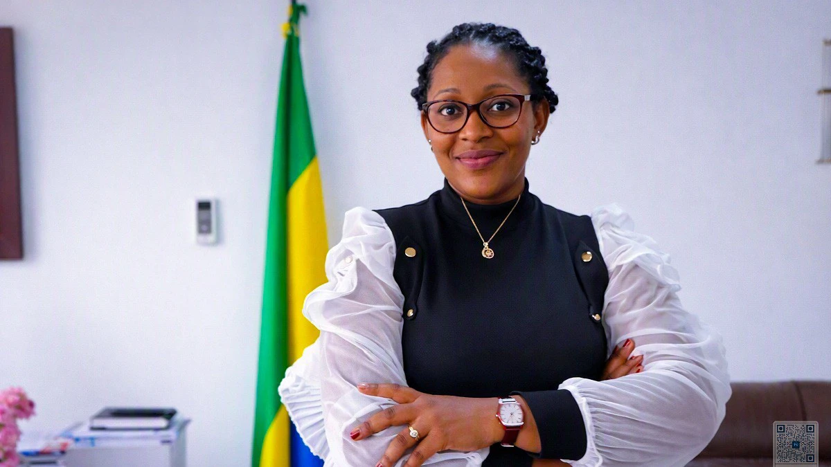 Rita Estelle Milagolo mairesse de Makokou lors des cérémonies au Gabon