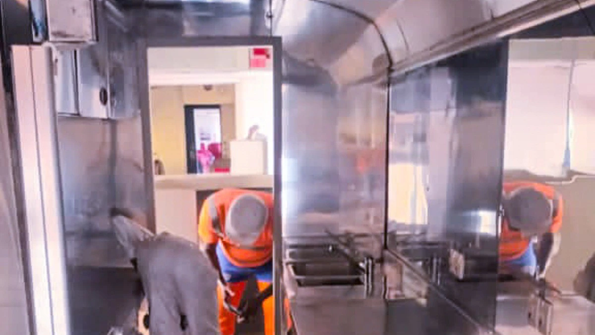 Traitement et désinfection d'un train de voyageurs SETRAG contre les punaises de lit