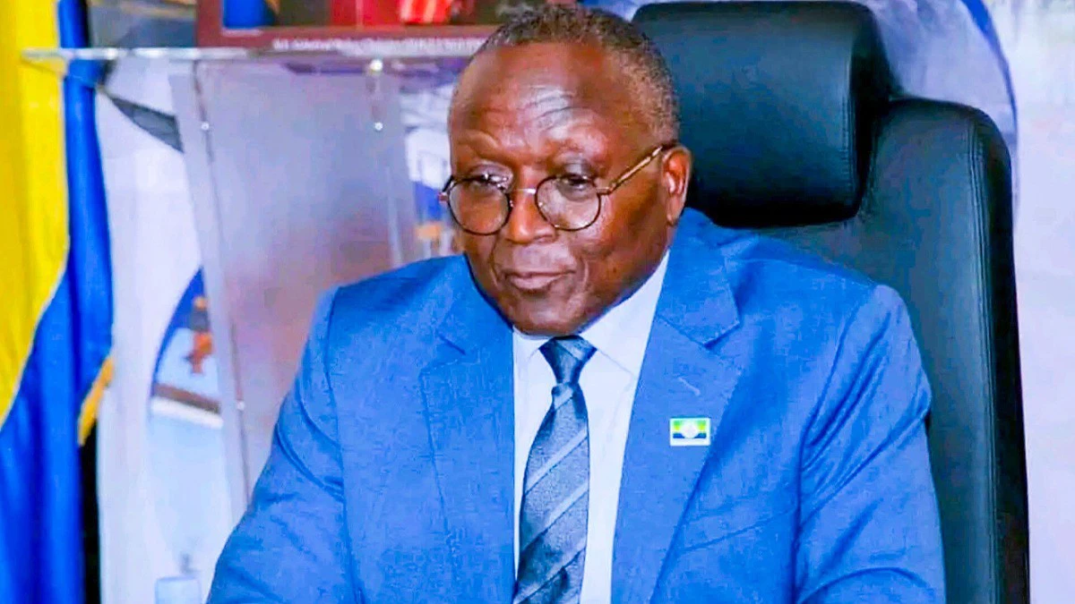 Marcel Abéké, président du conseil d'administration de la Comilog, pour la filière manganèse au Gabon
