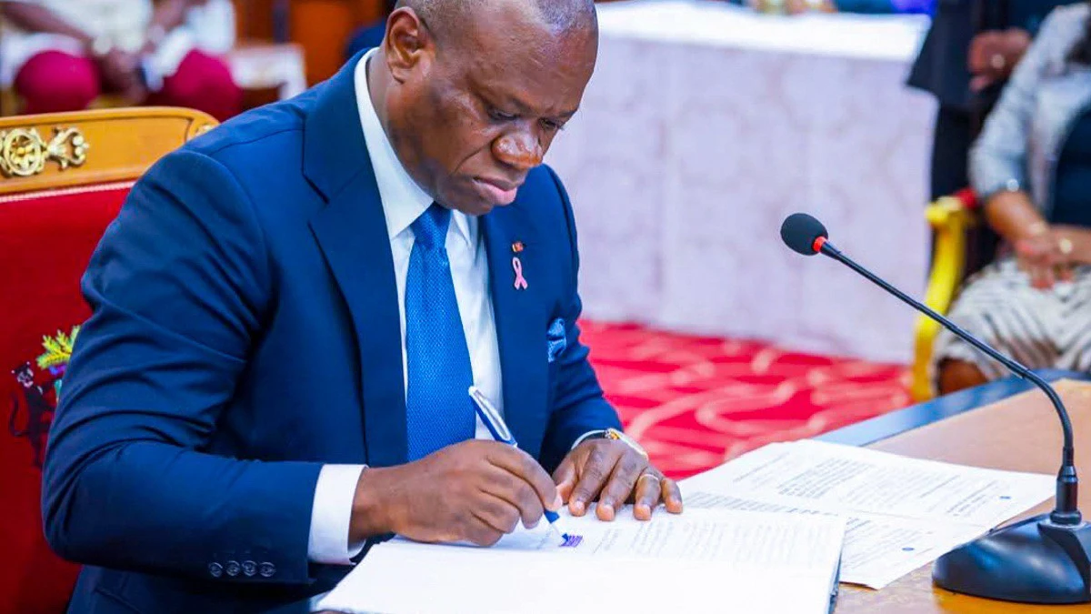 Président Brice Clotaire Oligui Nguema lors du Conseil des ministres sur la moralisation de la vie publique au Gabon